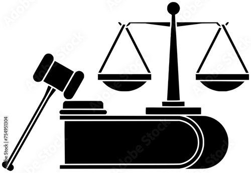 law illustration document silhouette lawyer logo justice icon legal outline hammer judge court business gavel attorney contract legislation judgment shape court business for vector graphic background