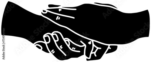 happy illustration sibling silhouette kid logo love icon girl outline child heart together family sister boy brother childhood people shape together family for vector graphic background