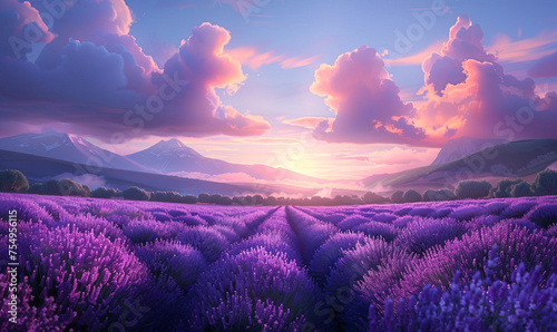 lavender field-generative ai