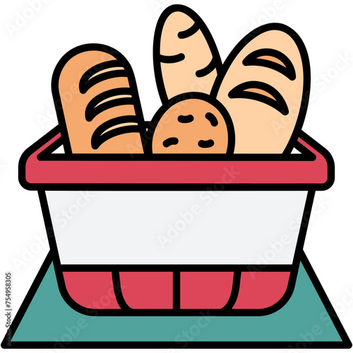 Bread Basket Illustration