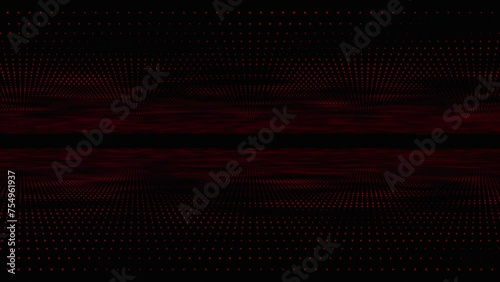 network connection dot and lins aminated backgroundwith red color. Graphic regular dots grid background.web design. photo