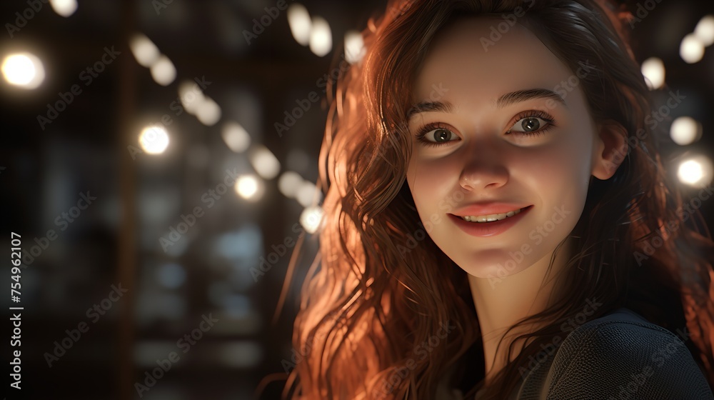 Studio fashion portrait of gorgeous teen girl
Studio fashion portrait of gorgeous teen girl