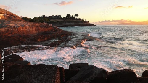 Sunset at rocks