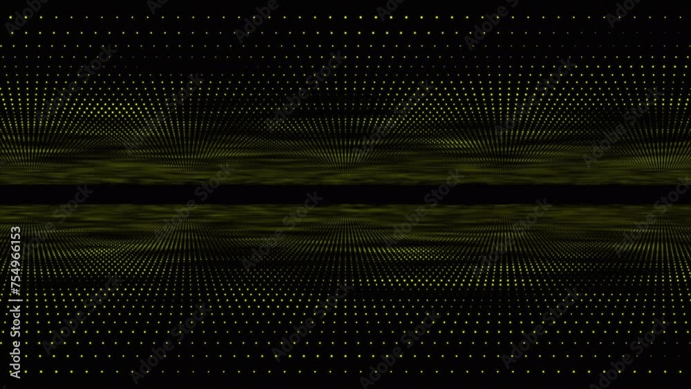 network connection dot and lins aminated backgroundwith yellow color. Graphic regular dots grid background.web design.