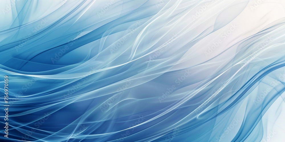 A blue and white background with wavy lines - stock background. A blue and white background with wavy lines - stock background.