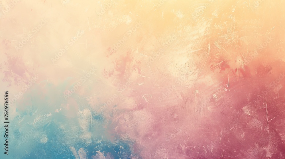 Fototapeta premium Vibrant abstract background with pink and blue brush strokes. Textured canvas expressing creative artistry and expression. Colorful painted texture for imaginative backdrops