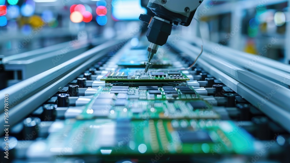 Precision robotics in electronics assembly - A view into the sophisticated world of automated assembly lines for circuit boards and microchips