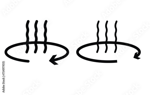 Air fryer icon , Vector illustration