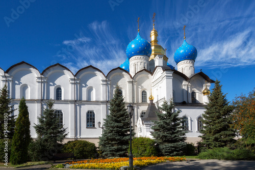 Blagoveshchensk cathedral in the Kazan Kremlin, Russia photo