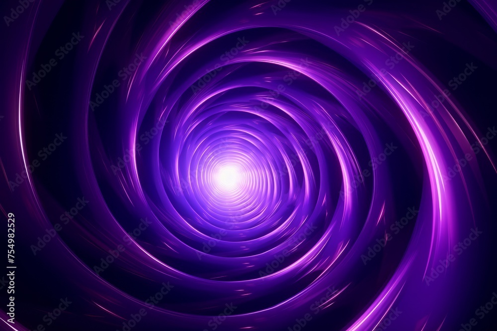Abstract Purple Vortex Background with Luminous Center Abstract Purple Vortex Background with Luminous Center