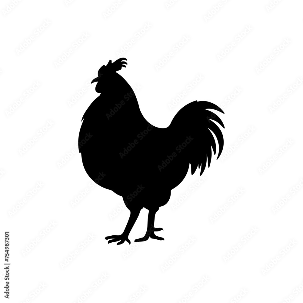 Silhouette of a animals side view isolated Silhouette of a animals side view isolated