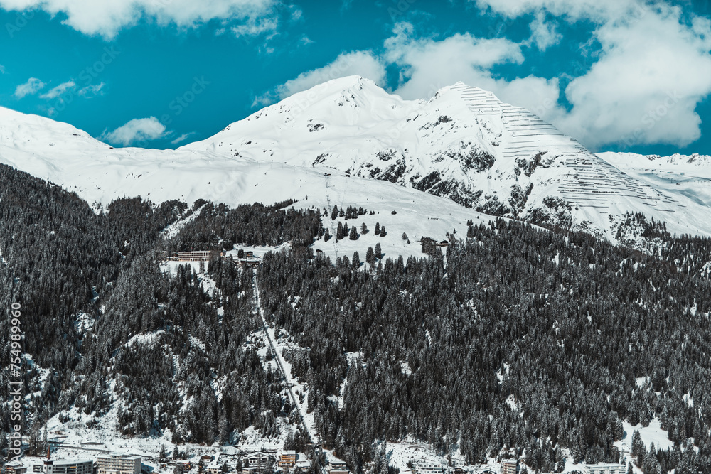 Obraz premium Davos Mouantas Switzerland