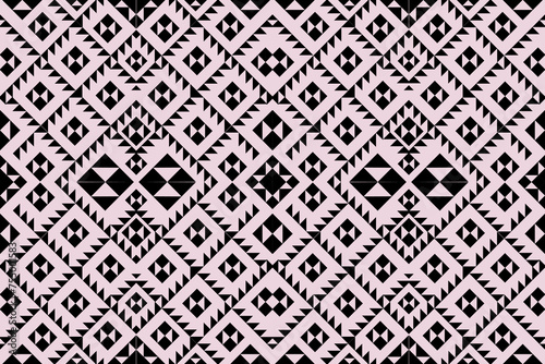 Traditional ethnic,geometric ethnic fabric pattern for textiles,rugs,wallpaper,clothing,sarong,batik,wrap,embroidery,print,background,vector illustration