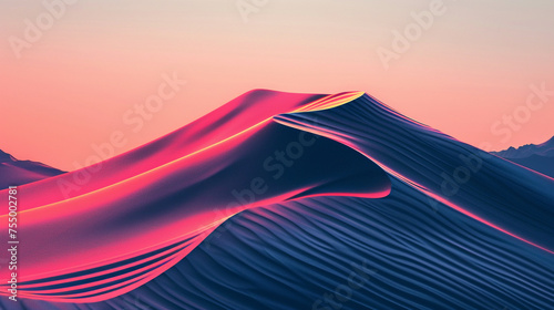 looking at desert and wind traces on the desert minimal abstract background