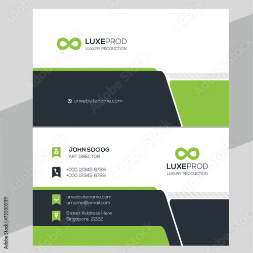 Modern Unique Business Card Design Tamplate
