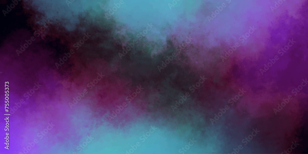 Colorful dreamy atmosphere,vapour mist or smog vector desing,cloudscape atmosphere powder and smoke crimson abstract,overlay perfect vector cloud.transparent smoke reflection of neon.
