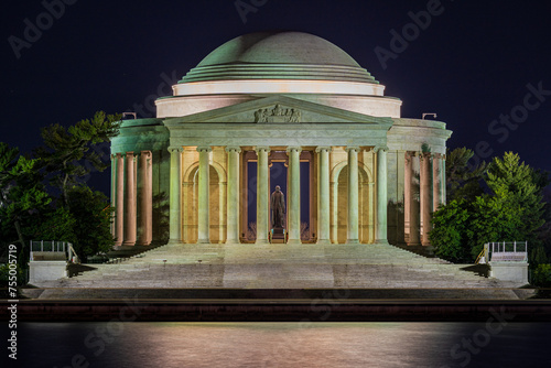 Jefferson Memorial by Night photo