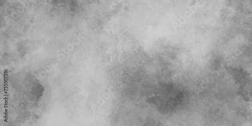 Concrete wall white color grunge texture with grainy stains, Vintage retro grunge old black and white texture, Abstract dark gray smoke cloud texture on black background.