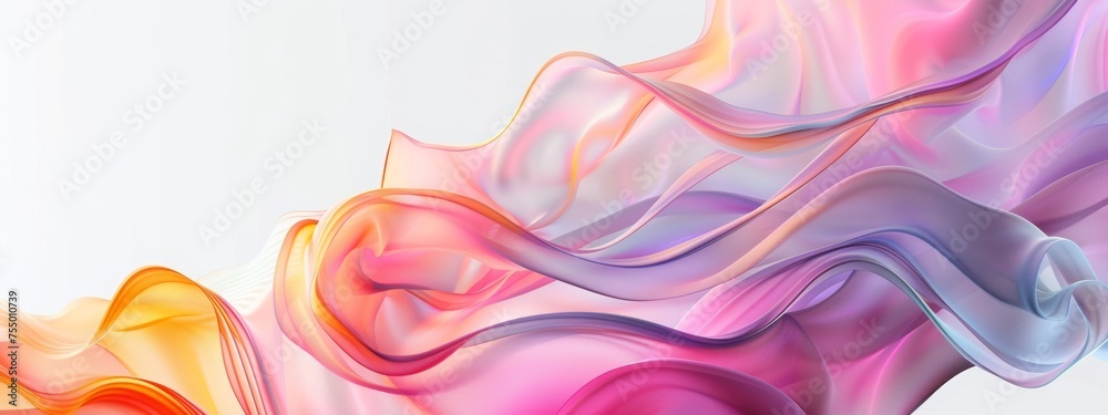 a modern, vibrant, and subtly interactive abstract website background in white background, motion, and dynamic shapes
