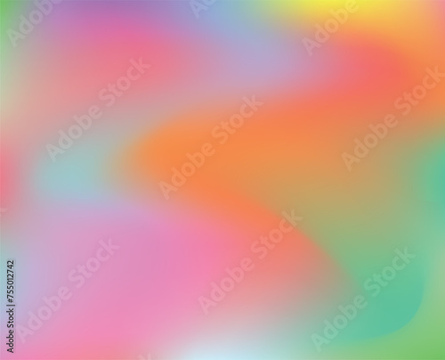 Abstract Blurred colored abstract background. Colorful gradient. Smooth rainbow backdrop. Free Photo to use on Screen, Presentations, Web, and Social Media background.