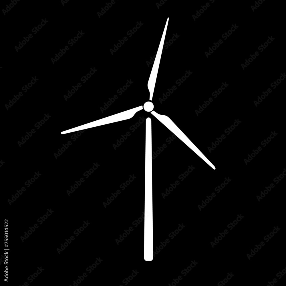 Windmill, alternative energy supply source icon. Vector Illustration Windmill, alternative energy supply source icon. Vector Illustration