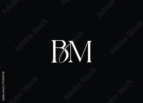BM  creative logo design and initial logo