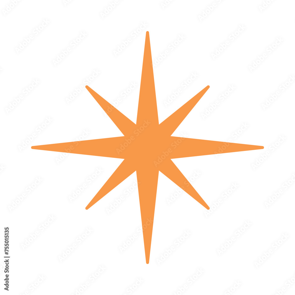 Obraz premium Star icons. twinkling stars. sparkles, shining burst.