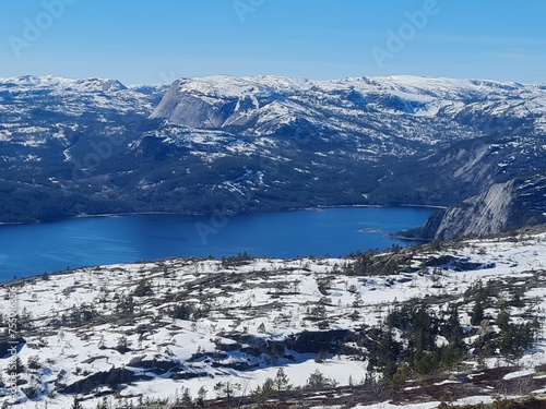 lake in the mountains