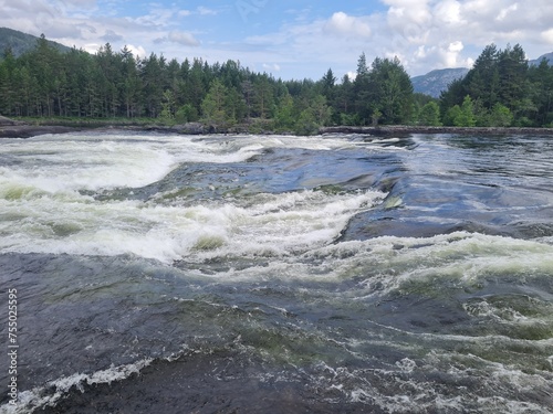 river in the mountains