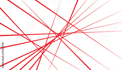 Abstract background. Vector stripe, lines. Random red chaotic lines texture. Abstract geometric illustration
