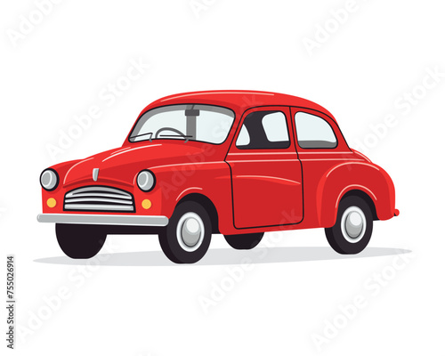 vintage classic car vector illustration