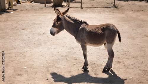 A Donkey With Its Tail Raised A Sign Of Excitemen