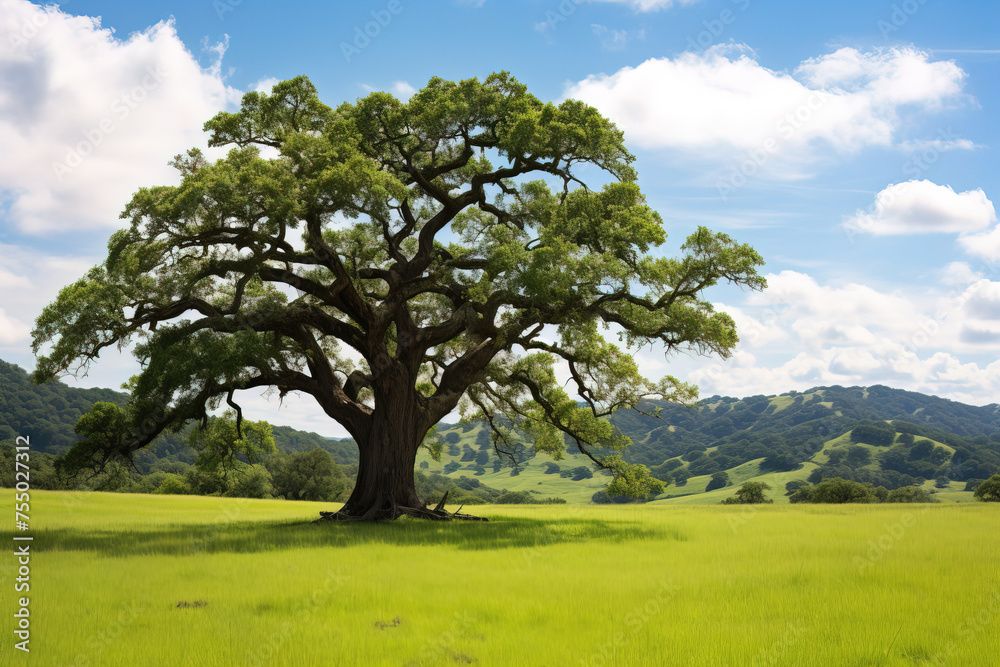 lonely tree countryside.