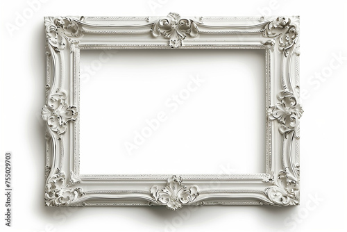 Retro frame isolated on white background 
