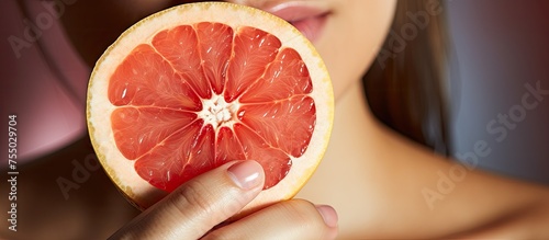 Young woman enjoying a fres...