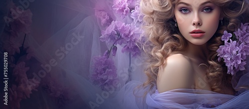 Enchanting Beauty: Woman Ad...