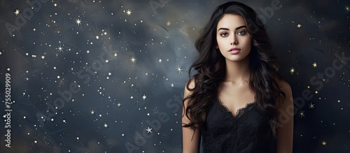 Elegant Woman Posing in a S...
