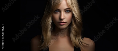 Chic and Elegant Woman with...