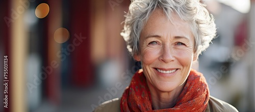 Confident Woman Embracing A...