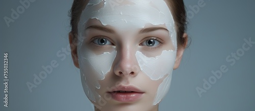 Serene Woman Wearing Protec...