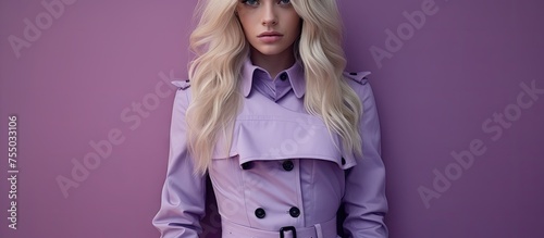 Elegant Blonde Woman Radiat...