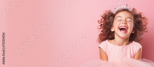 Charming Little Girl Beamin...
