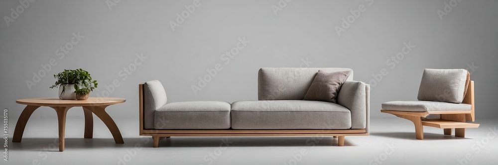 Fototapeta premium Creative furniture minimalism
