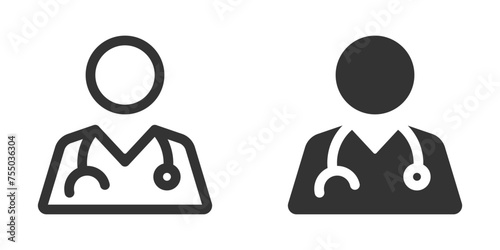 Doctor Icon. Simple Vector Design