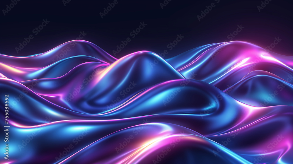 Wavy abstract background with glowing neon colors Wavy abstract background with glowing neon colors