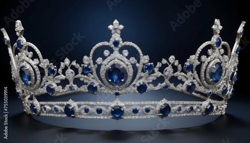 A Regal Tiara Encrusted With Sparkling Diamonds An Upscaled 11