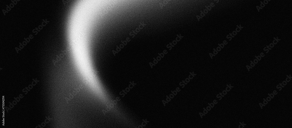 Black and white noisy texture grainy background, monochrome minimal grunge banner header poster backdrop design - obrazy, fototapety, plakaty 