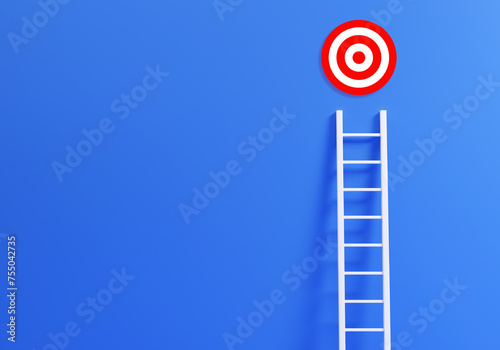 Stairway to goal. Steps und...