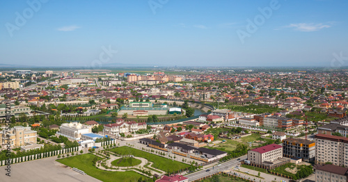 Fototapeta Naklejka Na Ścianę i Meble -  Panoramic view of Grozny