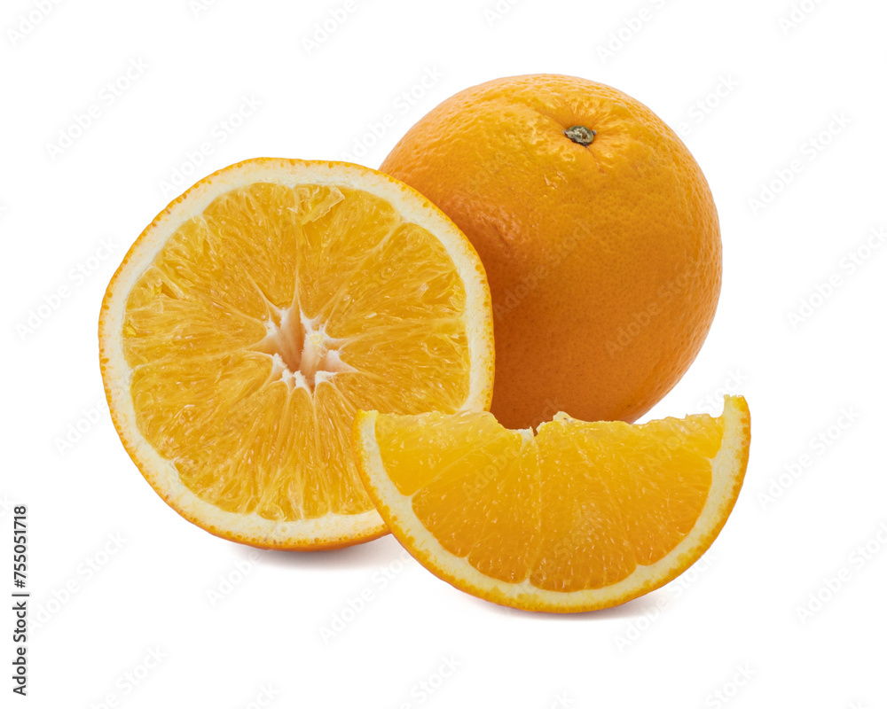 Ripe orange isolated on white background Clipping Path Ripe orange isolated on white background Clipping Path